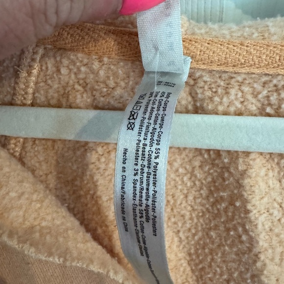 FP Movement North Shore Boho Hoodie Orange - Picture 7 of 14